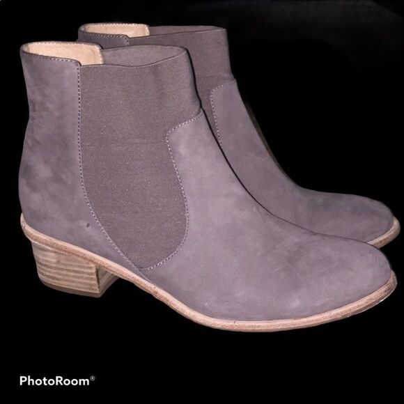 Elaine Turner Short Booties - Steel Gray A5 - Picture 1 of 6